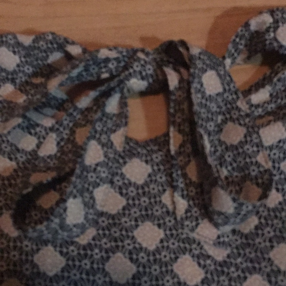 Loft | Patterned Tie-Back Blouse - image 6